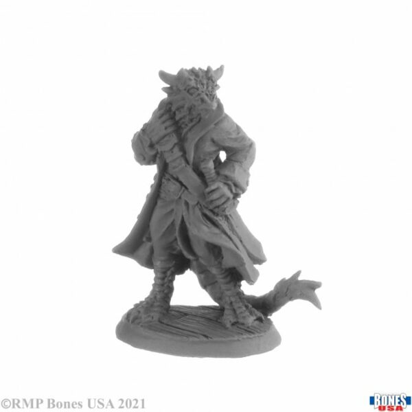 Reaper Miniatures Captain Blackscale, Dragonfolk Pirate 30035