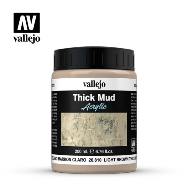 Vallejo Light Brown Mud 200 ml 26.810