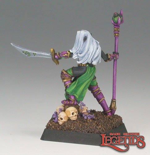 Reaper Miniatures Carinth, Dark Elf Sorceress 03193 (metal)