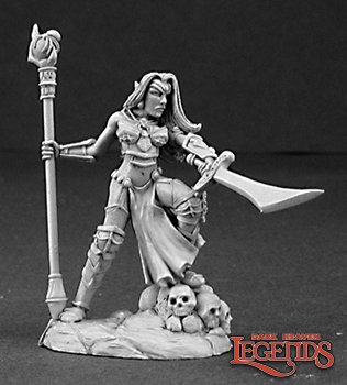 Reaper Miniatures Carinth, Dark Elf Sorceress 03193 (metal)