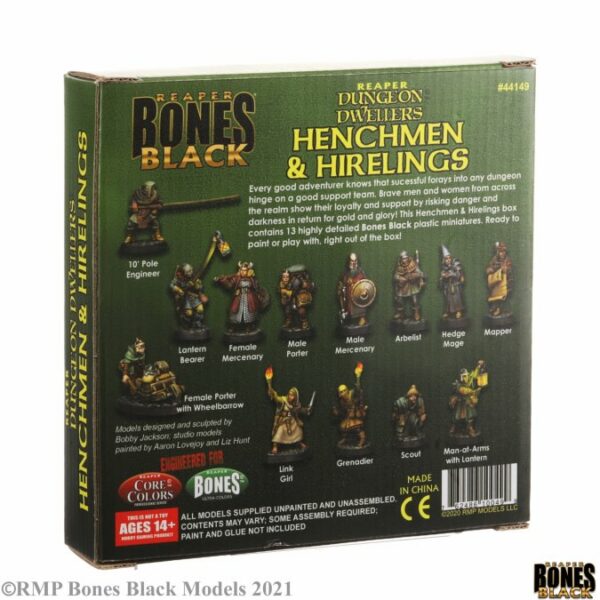 Reaper Miniatures Henchmen and Hirelings Boxed Set 44149