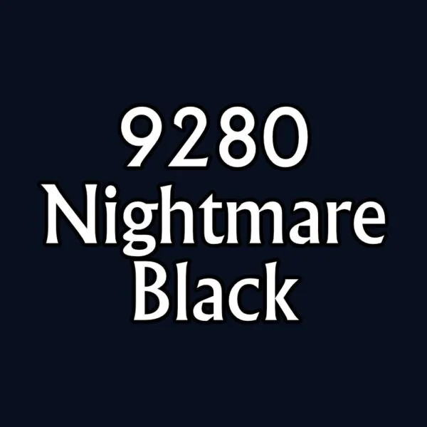Nightmare Black 09280 Reaper MSP Core Colors - Scenery en Zo