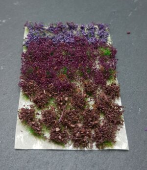 Purple Flowers & Bushes Mix - Static Grass Flower Tufts