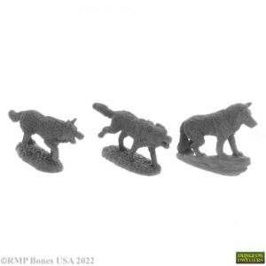 Reaper Miniatures Wolf Pack (3) 07038