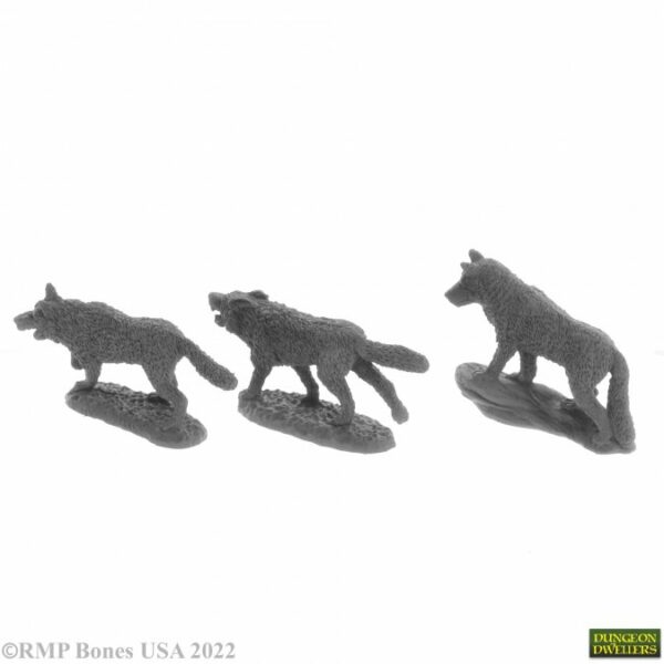 Reaper Miniatures Wolf Pack (3) 07038