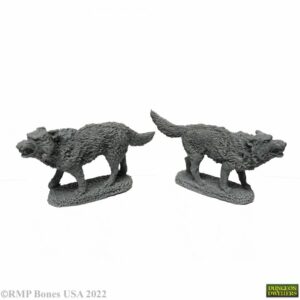 Reaper Miniatures Dire Wolves (2) 07039