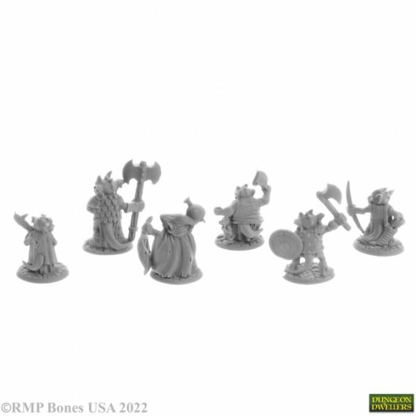 Reaper Miniatures Ratpelt Kobold Leaders(6) 07053 (77653)