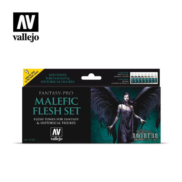 Vallejo Malefic Flesh Colors set 74.102