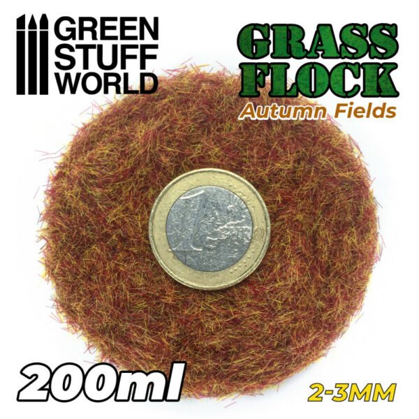 Static Grass Flock 2-3mm - AUTUMN FIELDS - 200 ml 11142