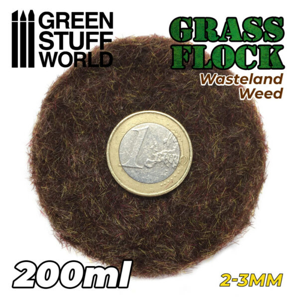 Static Grass Flock 2-3mm - WASTELAND WEED - 200 ml 11143