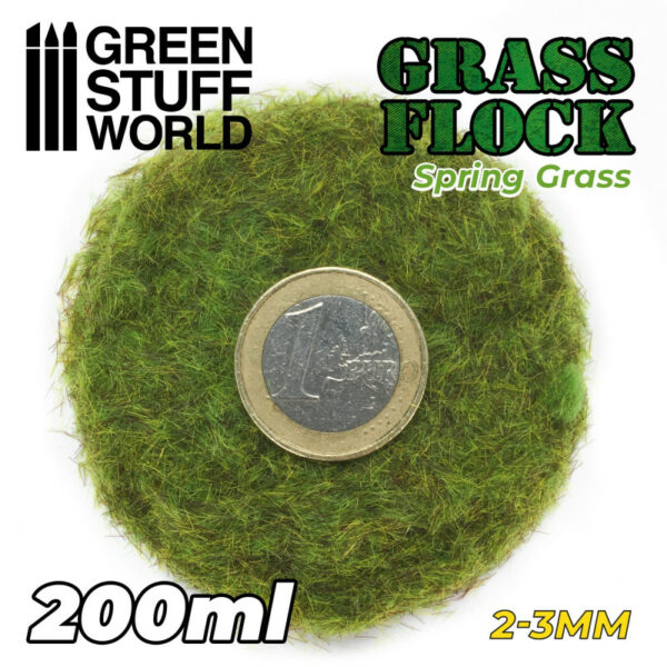 Static Grass Flock 2-3mm - SPRING GRASS - 200 ml 11144