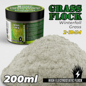 11150 Static Grass Flock 2-3mm - WINTERFALL GRASS - 200 ml