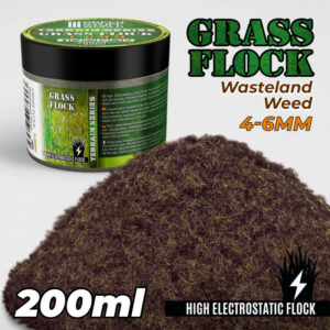 Static Grass Flock 4-6mm - WASTELAND WEED - 200 ml 11156