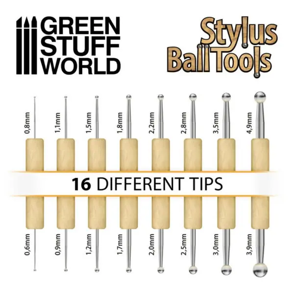 8x Sculpting STYLUS tool set 1335