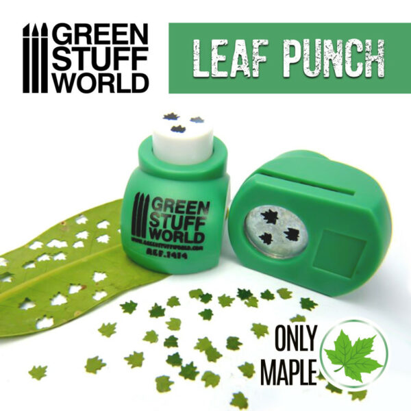 Miniature Leaf Punch MEDIUM GREEN 1414 Bladpons