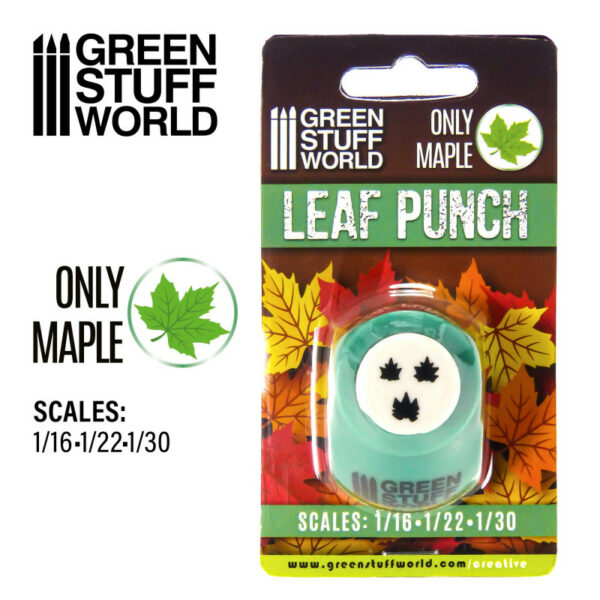 Miniature Leaf Punch MEDIUM GREEN 1414 Bladpons