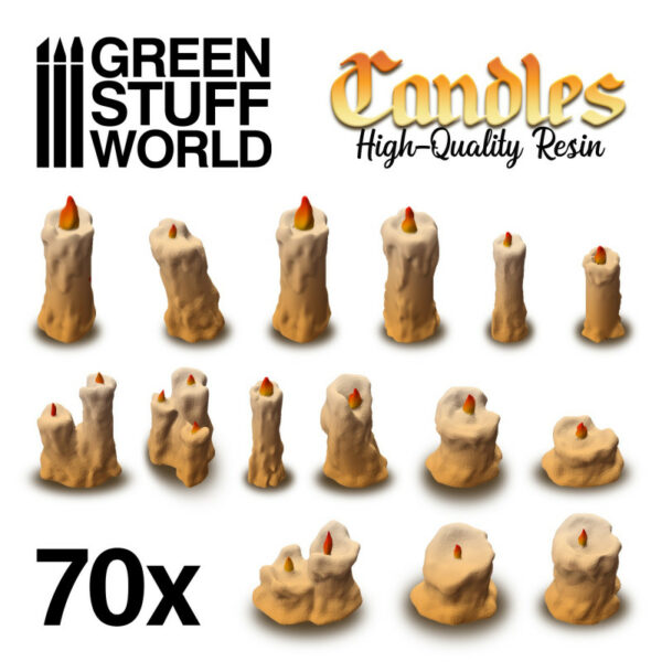 70x Resin Candles 2104