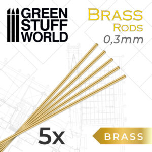 Pinning Brass Rods 0.3mm 10205