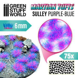 Martian Fluor Tufts 6mm - SULLEY PURPLE-BLUE 10685