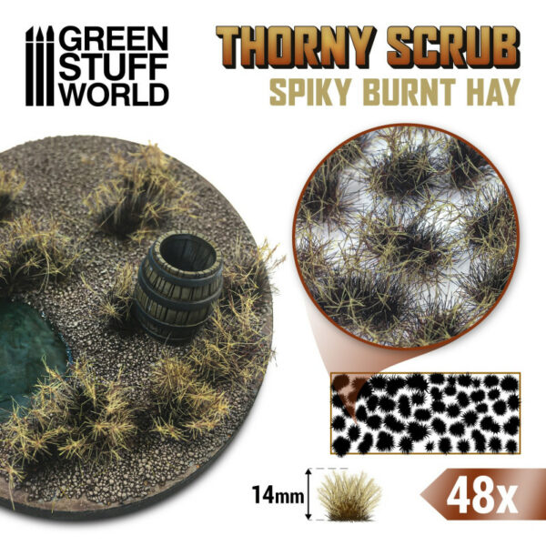Thorny Spiky Scrubs - BURNT HAY 11504