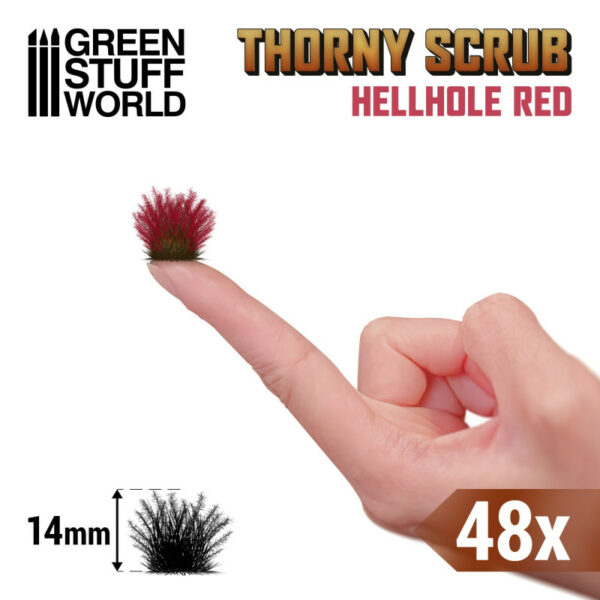 Thorny Spiky Scrubs - HELLHOLE RED