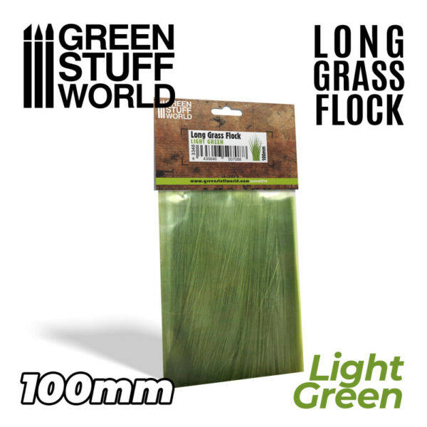 Lang Gras 100 mm Licht Groen 3348