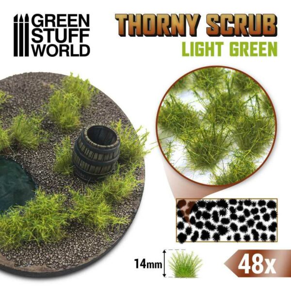 Thorny Spiky Scrubs - LIGHT GREEN 11499