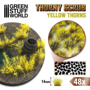 Thorny Spiky Scrubs - YELLOW THORNS 11502
