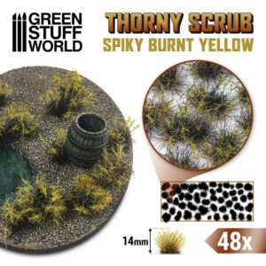 Thorny Spiky Scrubs - BURNT YELLOW 11503