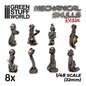 Resin Mechanical Skulls 2427