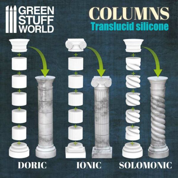 Columns - Silicone Mold 2698