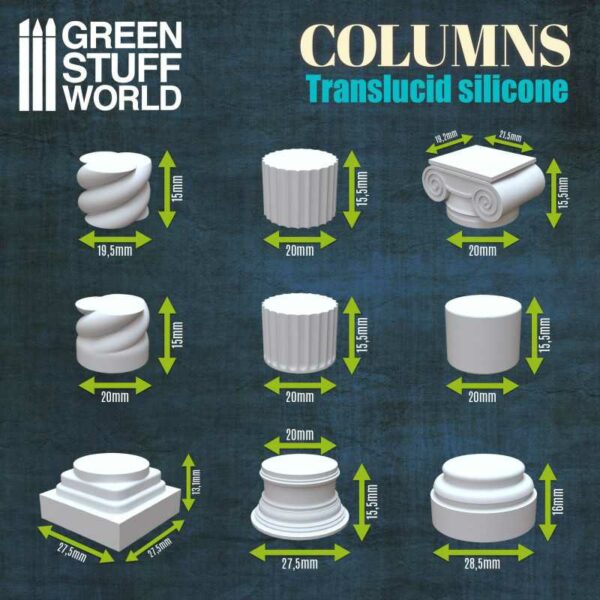 Columns - Silicone Mold 2698