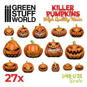 Resin Killer Pumpkins (27x) 3058