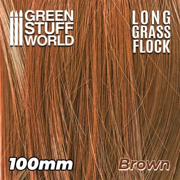 Lang Gras 100 mm Bruin