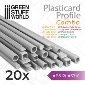 ABS Plasticard - Profile - 20x Variety Pack 9200