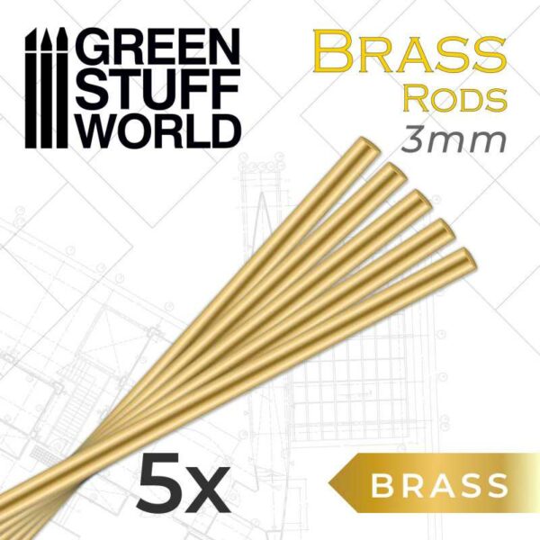 Pinning Brass Rods 3 mm 9334