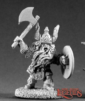 Hargrim Axehelm, Dwarf King 02175 (metal)