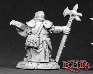 Dwarf Cleric, Grayrune 02601 (metal)