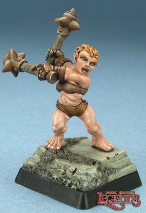 Azrin, Female Dwarf Barbarian 03108 (metal)