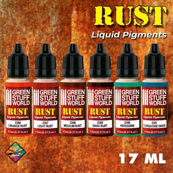 Liquid Pigments Set 6x - Rust - Roest 10126