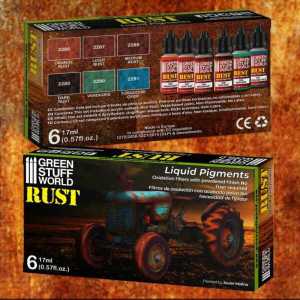 Liquid Pigments Set 6x - Rust - Roest 10126