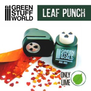 Miniature Leaf Punch Lime Dark Green Bladpons