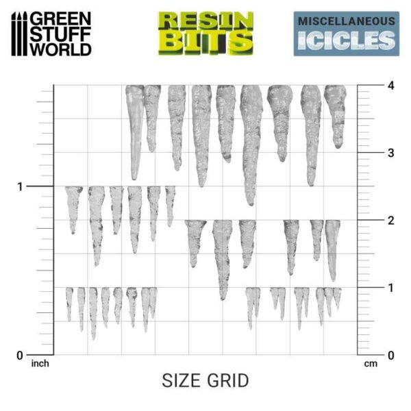 GSW 100x Resin Stalactites and Icicles - IJspegels 2047