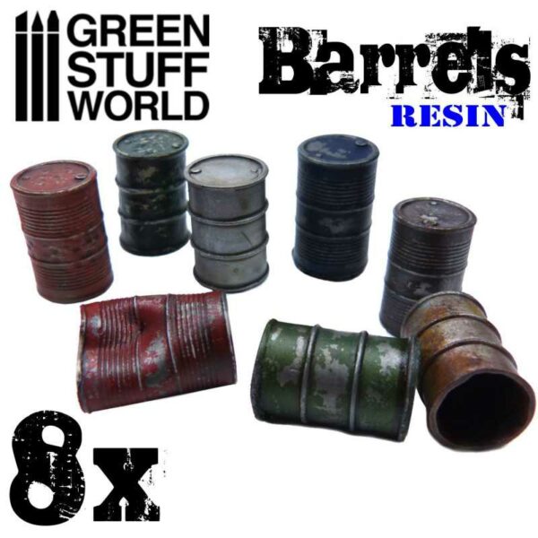 8x Resin Barrels - Vaten 2048