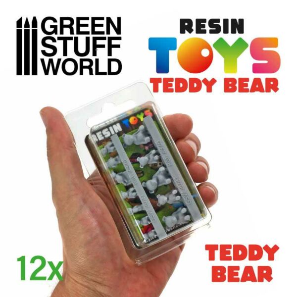 12x Teddy Bear Resin Set - Teddybeer 2926