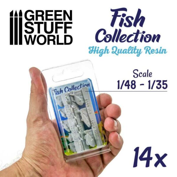 14x Resin Fish Collection - Vis Collectie 3010