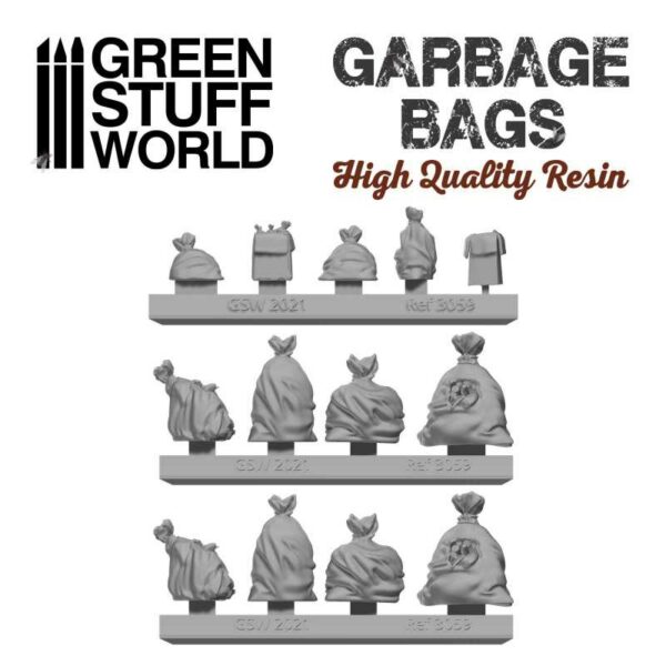 13x Resin Garbage bags - Vuilniszakken 3059