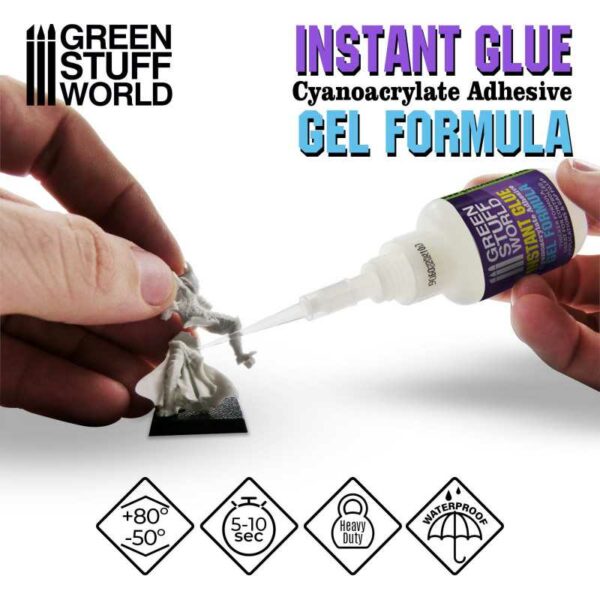 Green Stuff World Cyanocrylate Adhesive 20gr. - GEL formula 9223
