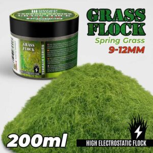 Green Stuff World Static Grass Flock 9-12mm - Spring Grass - 200 ml 11167