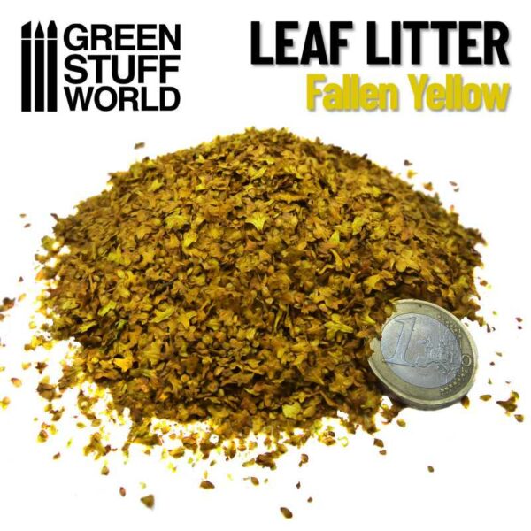 Green Stuff World Bladafval / Leaf Litter - Fallen Yellow 3480